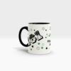 MX Freestyle Tasse staubig - dreckig - geil inklusive Startnummer und Name. Ansicht links