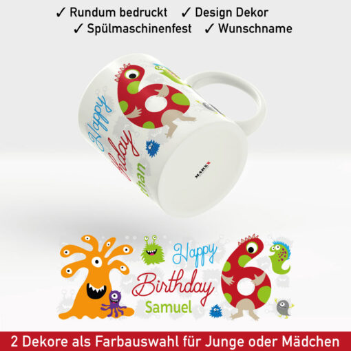 Tasse Geburtstag Motiv Junge