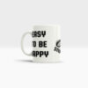Biker Tasse Racer Ansicht links weißer Henkel