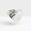 Biker Tasse Racer Ansicht rechts weißer Henkel