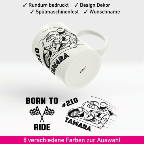 Motorrad Kaffee Tasse
