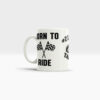 Motorrad Kaffee Tasse Ansicht links weißer Henkel
