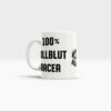 Motorrad Tasse Racer Ansicht links weißer Henkel