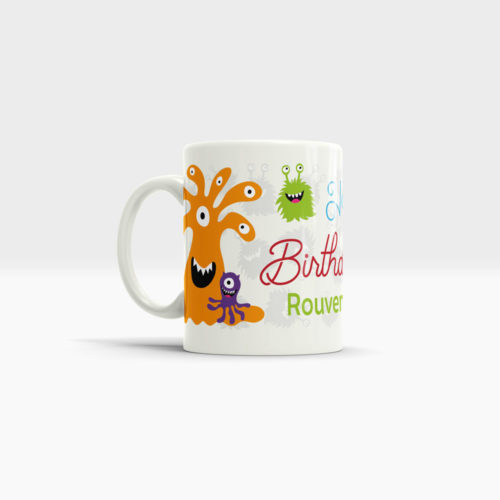 Tasse Zahl Geburtstag Motiv Junge Ansicht links