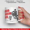Motocross Kaffee Becher mit Name und verschiedenen Motiven zur Auswahl