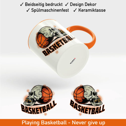 Startbild Basketball Tasse bedrucken mit coolem Logo