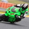 Motorrad Startnummer einfarbig mit Namen