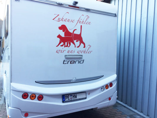 Grosse Aufkleber für Wohnmobil kaufen