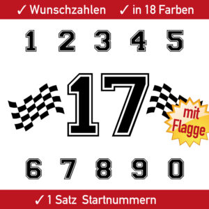 Auto Startnummer Flagge Zahlen Motorrad Autocross Autorennen Truck Racing Auto Enduro 10 11 12 13 14 15 cm