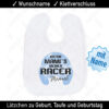 Baby Racer Lätzchen mit Name