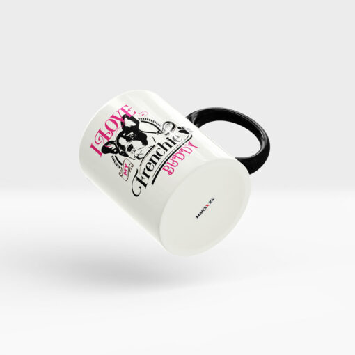 Bedruckte Tasse französische Bulldogge