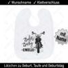 Biker Lätzchen Wunschname