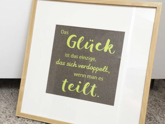 Folienschnitt in einem Bilderrahmen kaufen
