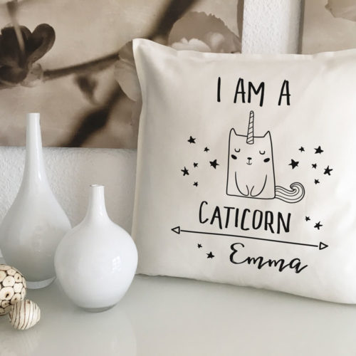 Carticorn Kissen personalisiert mit Namen