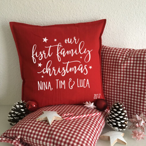 Family Christmas mit einem personalisiertem Geschenk