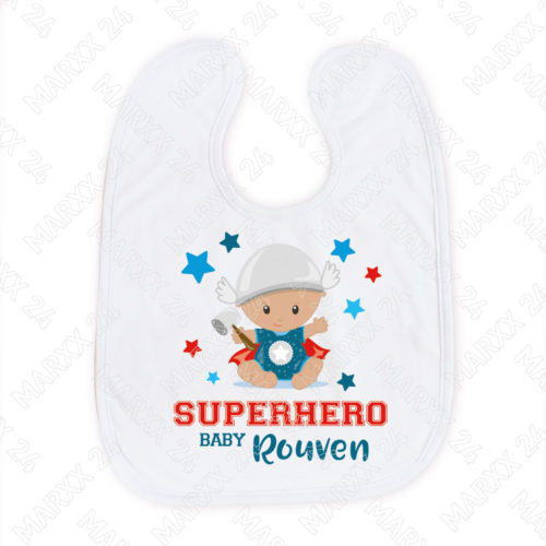 Hero Baby Lätzchen mit Name personalisiert