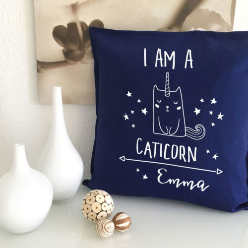 Individuelles Caticorn Geschenk zum Geburtstag