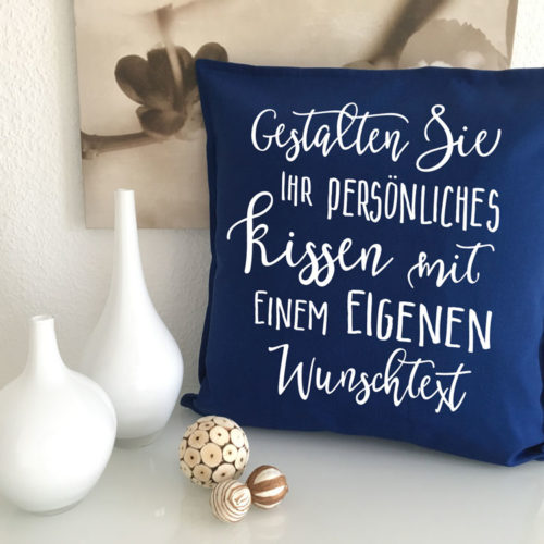 Kissen selbst online gestalten