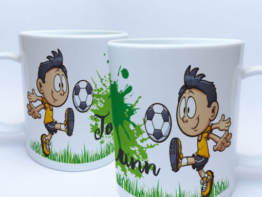 Fußball Kunststoff Tasse