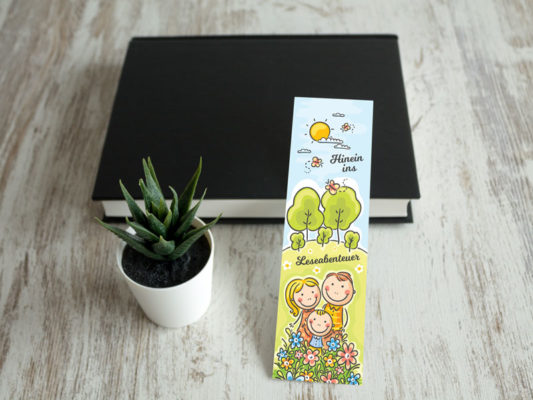 Buchlesezeichen für Kids