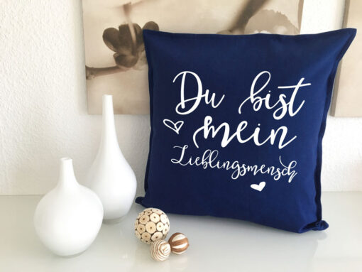 Lieblingsmensch Kissen Geschenk