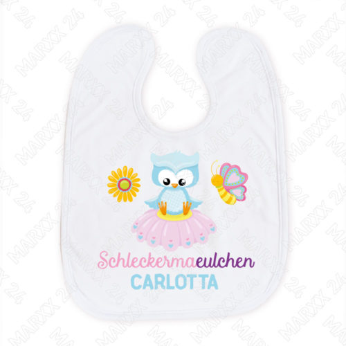 Mädchen Babylätzchen mit Wunschname