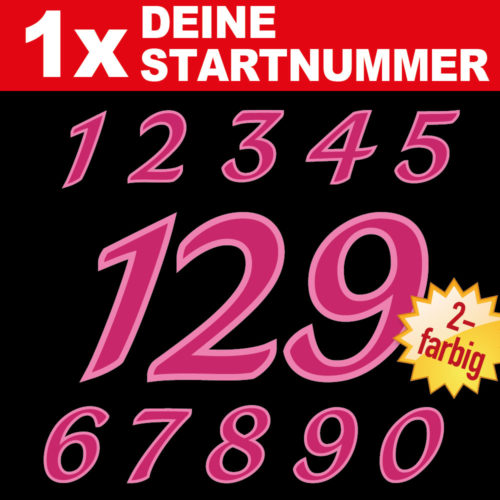 Rennsport Motorrad Auto Startnummern
