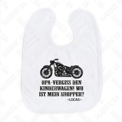 Motorrad Babylätzchen für Jungen