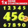 Motorrad Rennsport Zahlen in neon