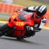 Neon Startnummer Motorrad fluoreszierend