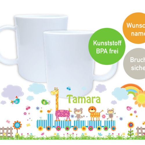 Zug mit Tieren für Jungen