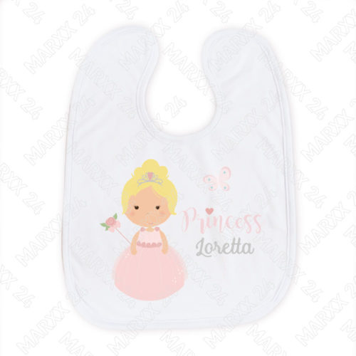 Baby Prinzessin Lätzchen mit Wunschname