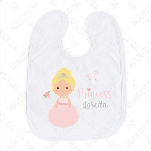Baby Prinzessin Lätzchen mit Wunschname