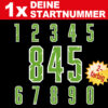 Motorrad Startnummern Motocross zweifarbig