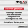 Individuell angefertigte Startnummern und Klebefolien nach Wunsch in verschiedenen Größen und Formen