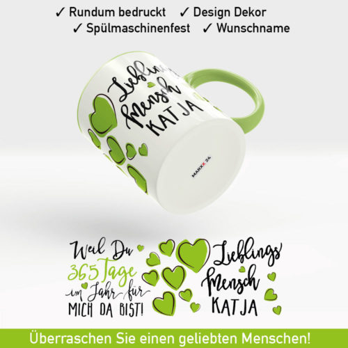 Tasse Lieblingsmensch mit Namen