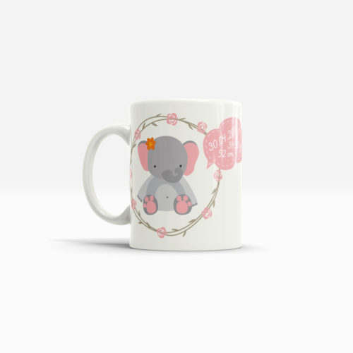 Keramik Tasse Name Elefant