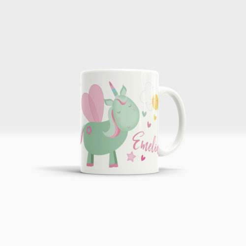 Unicorn Mug mit einem Namen